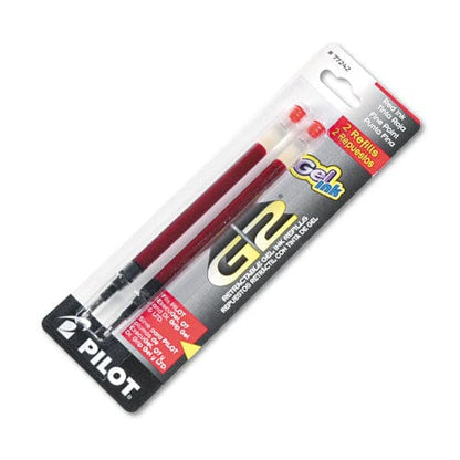Pilot Refill For Pilot B2p Dr Grip G2 G6 Mr Metropolitan Precise Begreen And Q7 Gel Pens Fine Tip Red Ink 2/pack - School Supplies - Pilot®