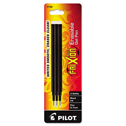 Pilot Refill For Pilot Frixion Erasable Frixion Ball Frixion Clicker And Frixion Lx Gel Ink Pens Fine Tip Black Ink 3/pack - School Supplies