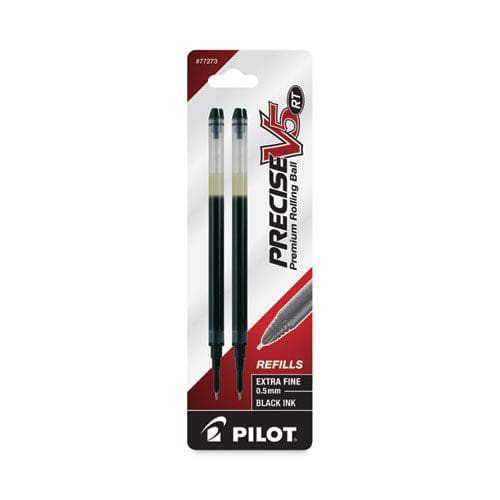 Pilot Refill For Pilot Precise V5 Rt Rolling Ball Extra-fine Conical Tip Black Ink 2/pack - School Supplies - Pilot®