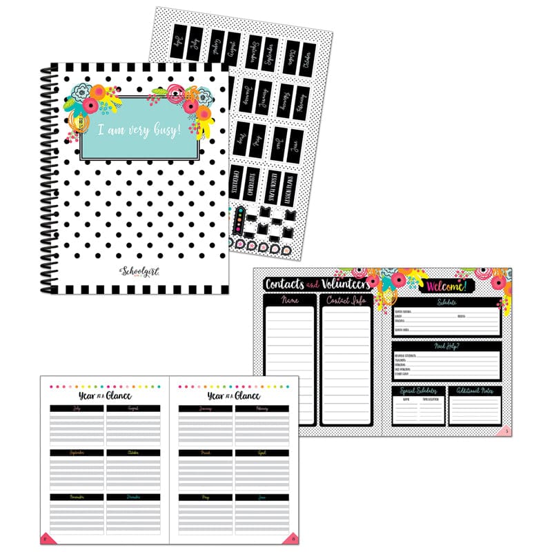 Pineapple Teacher Planner (Pack of 2) - Plan & Record Books - Carson Dellosa Education