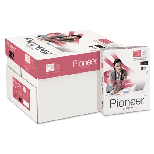 Pioneer Premium Multipurpose Paper 99 Bright 22 Lb Bond Weight 8.5 X 11 Bright White 500 Sheets/ream 10 Reams/carton - School Supplies -