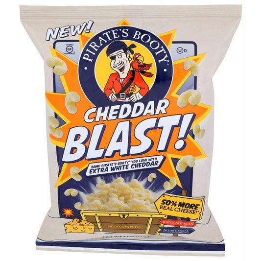PIRATE BRANDS Pirate Brands Puffs Cheddar Blast, 4 Oz