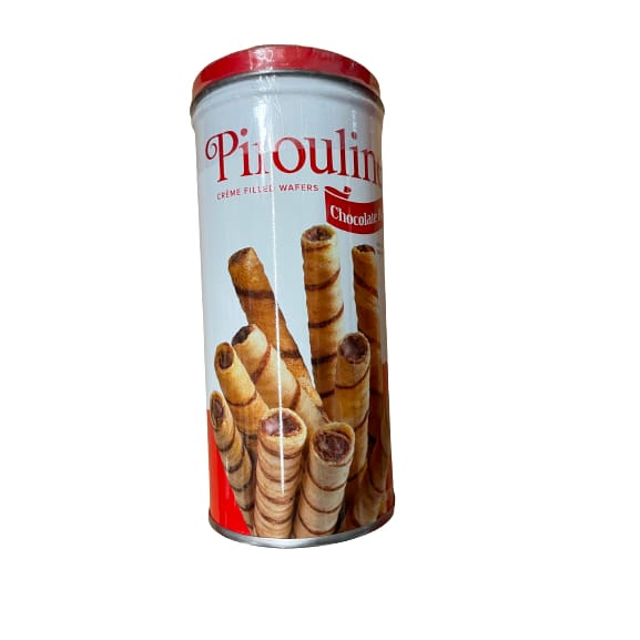 Pirouline Chocolate Hazelnut Creme Filled Wafer Cookies 3.25oz Tin - Pirouline