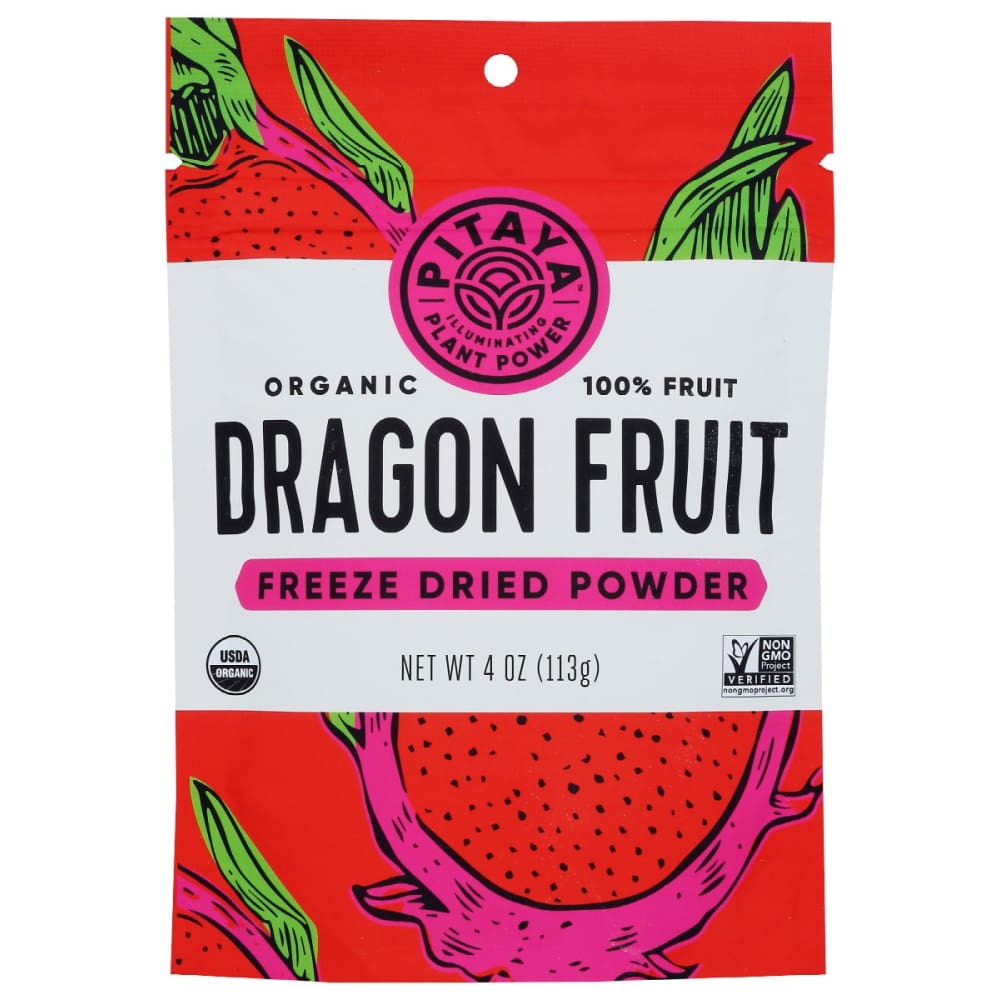 PITAYA PLUS: Dragon Fruit Powder Freeze Dried 4 oz - Grocery > Cooking & Baking > Flours - PITAYA PLUS