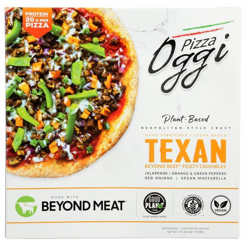 Pizza Oggi Grocery > Frozen PIZZA OGGI: Pizza Beef Beyond Meat Tx, 14.5 oz