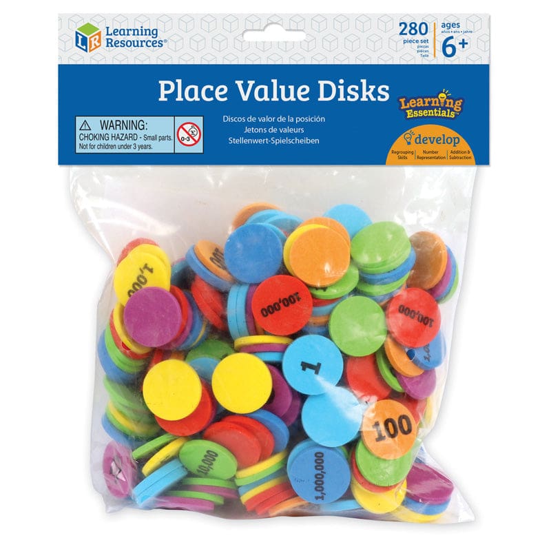Place Value Disks (Pack of 6) - Place Value - Learning Resources