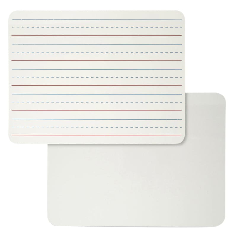 Plain & Lined Dry Erase Board Magnetic 2 Sided (Pack of 6) - Dry Erase Boards - Charles Leonard