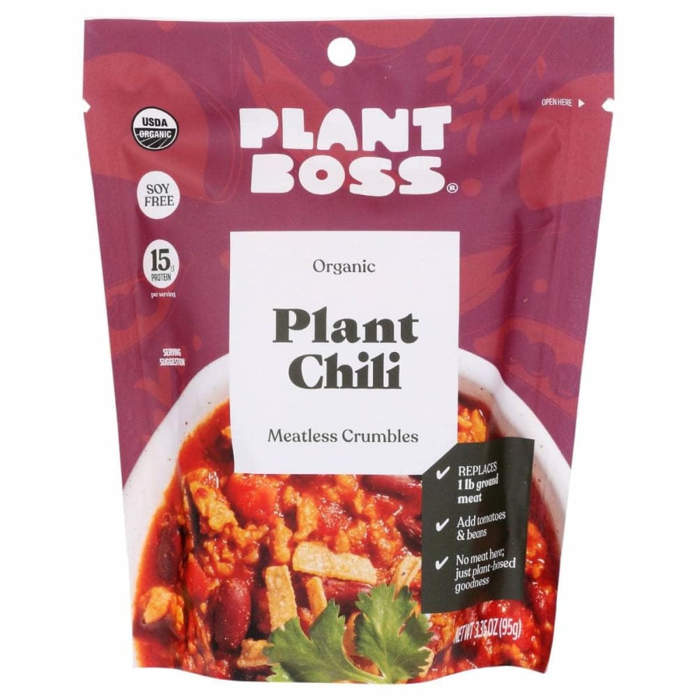 PLANT BOSS Grocery > Prepared Meals PLANT BOSS Plant Chili, 3.35 oz