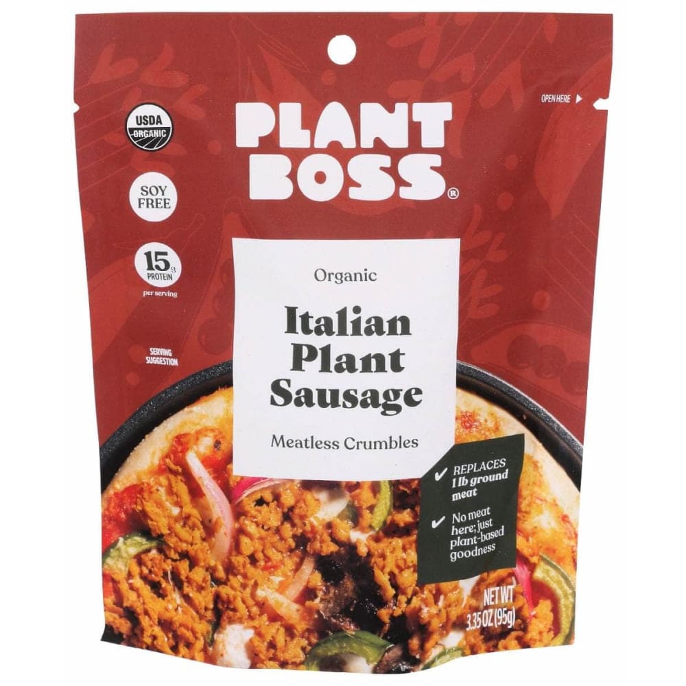 PLANT BOSS Grocery > Prepared Meals PLANT BOSS Italian Plant Sausage, 3.35 oz