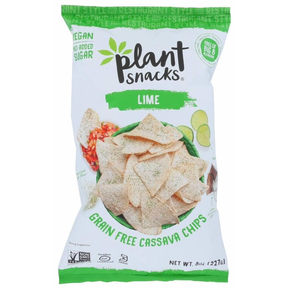 PLANT SNACKS BRAND PLANT SNACKS BRAND Chips Lime, 8 oz