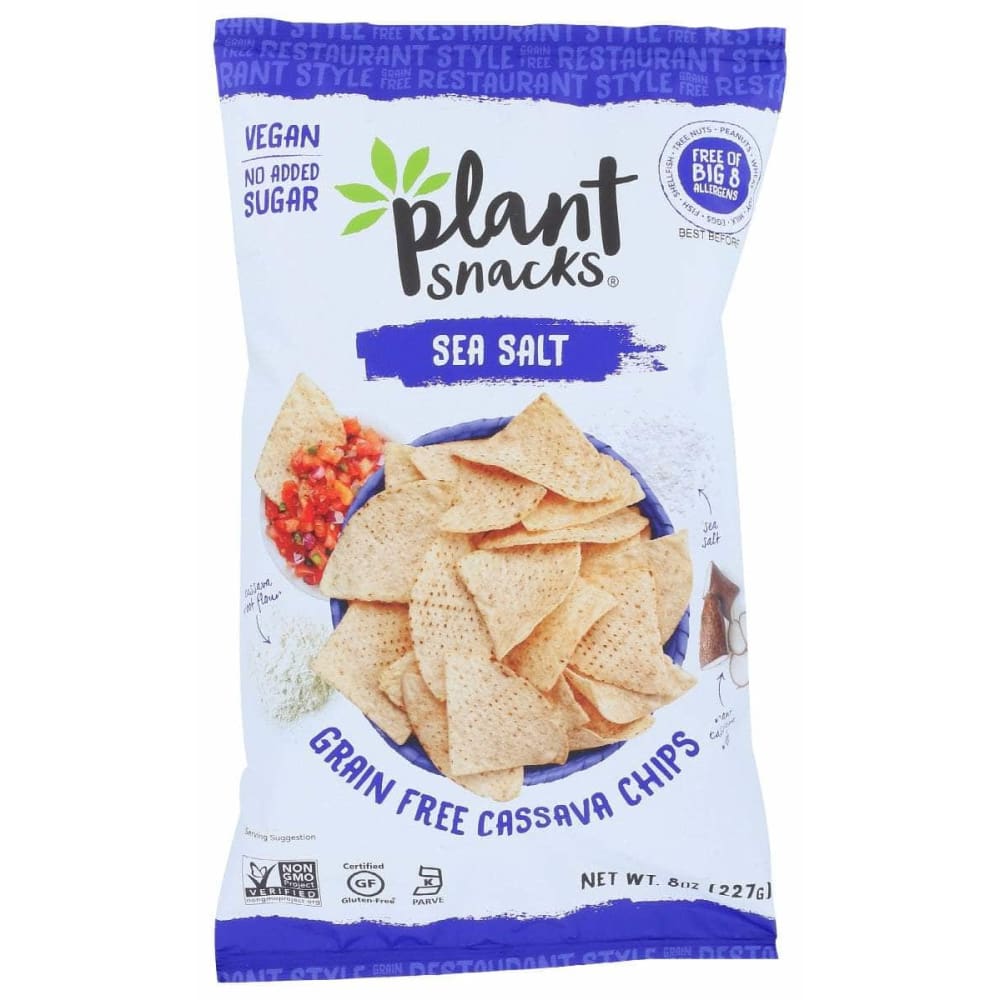 PLANT SNACKS BRAND PLANT SNACKS BRAND Chips Sea Salt, 8 oz