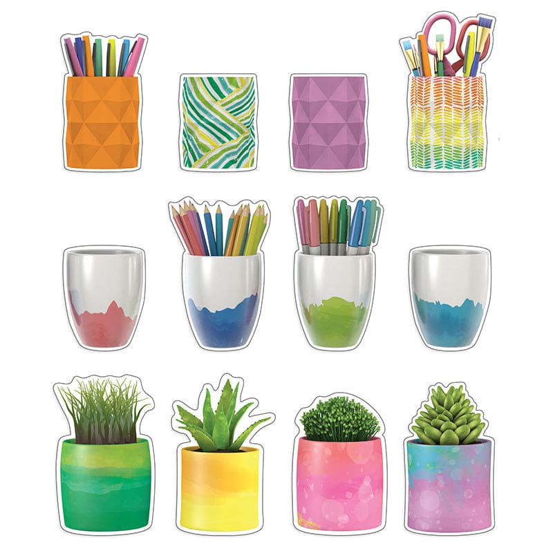 Planters & Cups Cut Outs Creatively Inspired (Pack of 8) - Accents - Carson Dellosa Education