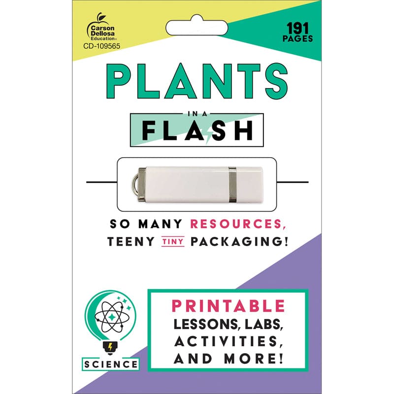 Plants In A Flash (Pack of 6) - Plant Studies - Carson Dellosa Education