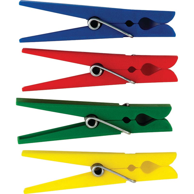 Plastic Clothespins (Pack of 6) - Clothes Pins - Teacher Created Resources