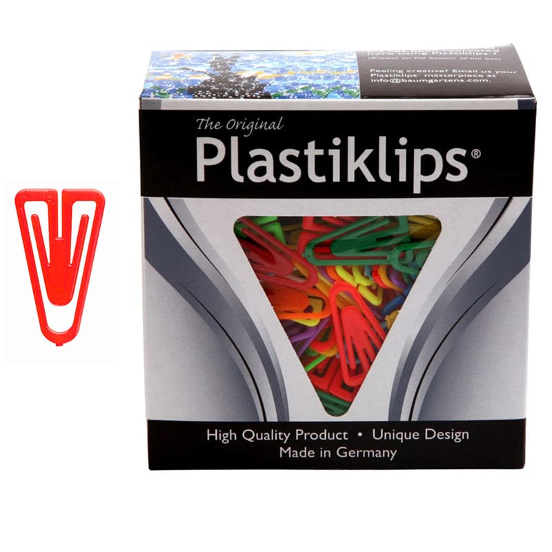 Plastiklips Medium Box Of 500 (Pack of 8) - Clips - Baumgartens Inc
