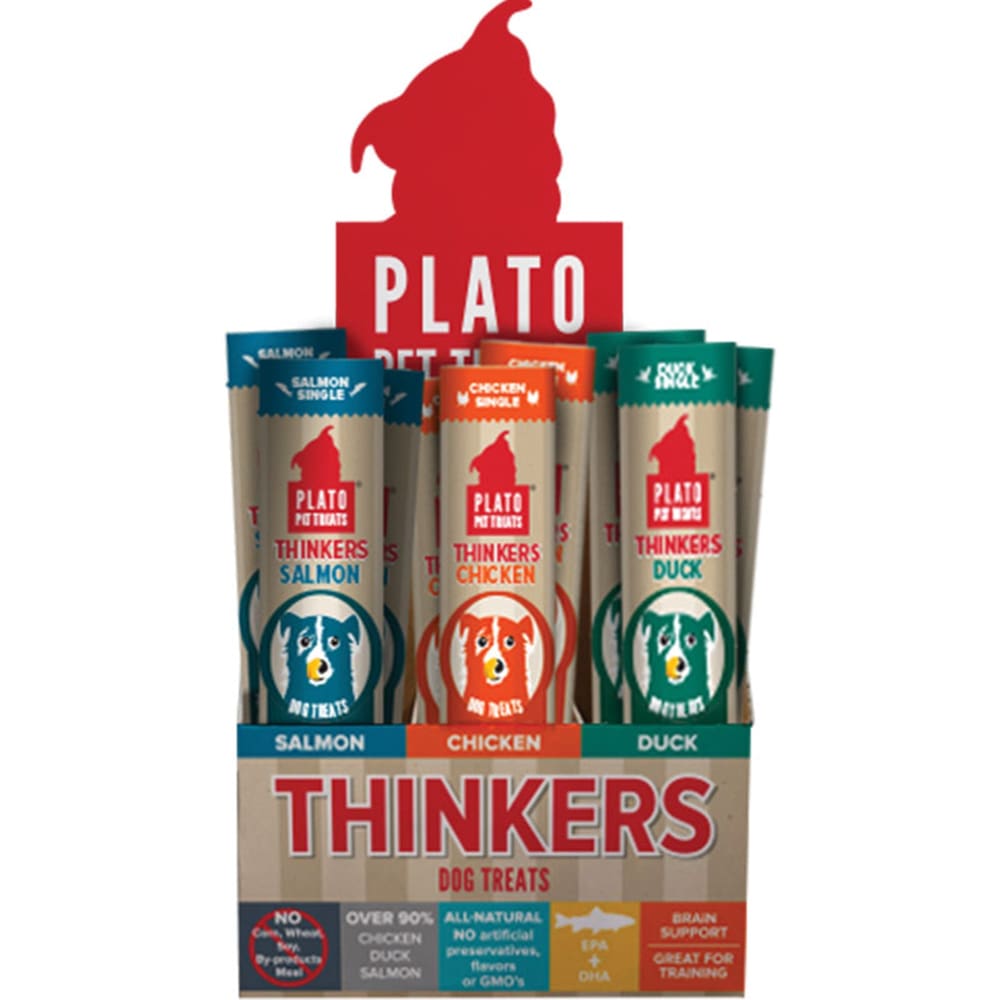 PLATO DOG THINKER STICKS COUNTER DISPLAY - Pet Supplies - PLATO