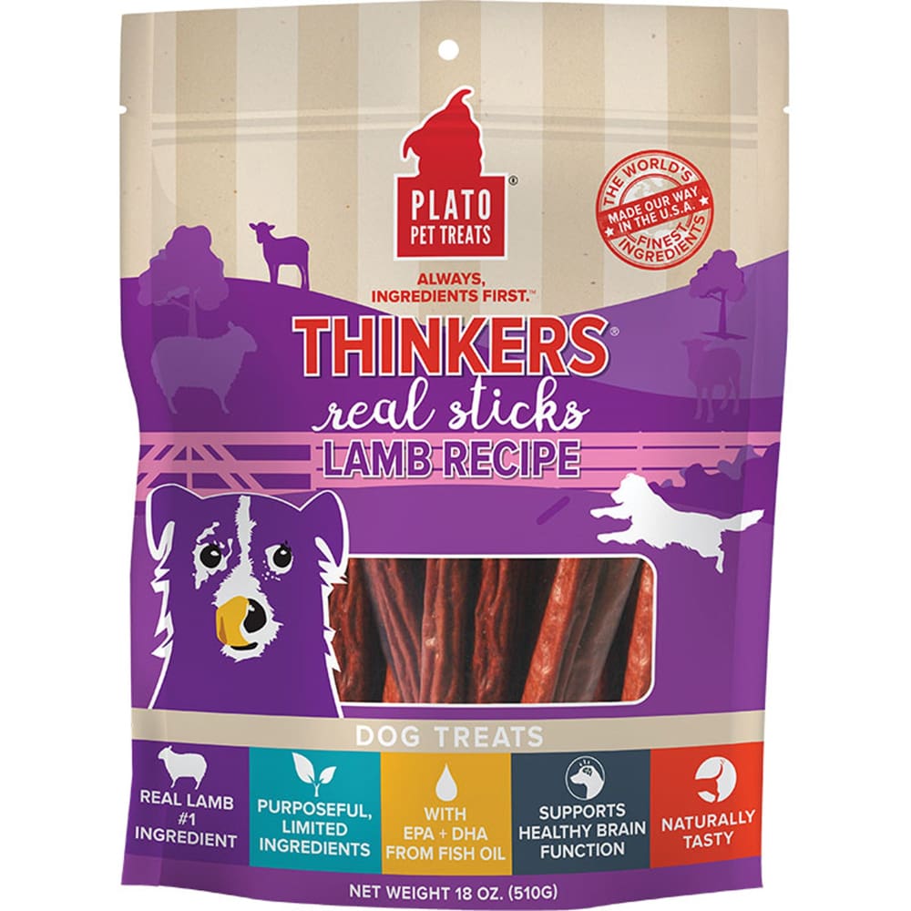 Plato Dog Thinkers Lamb 18Oz - Pet Supplies - Plato