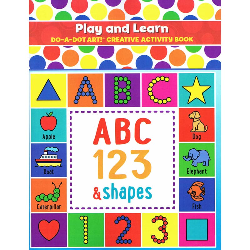 Play And Learn Act. Book (Pack of 6) - Art Activity Books - Do-A-Dot Art