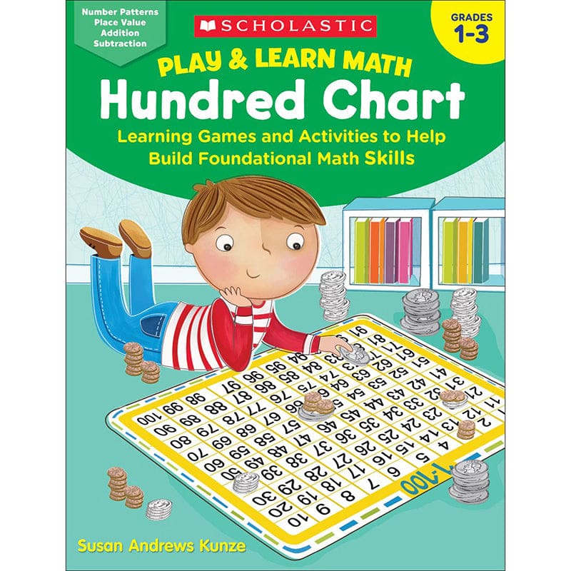 Play & Learn Math Hundred Chart (Pack of 6) - Numeration - Scholastic Teaching Resources