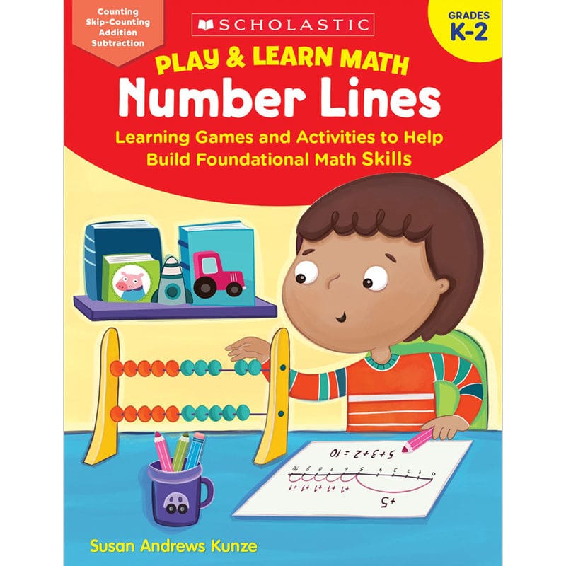 Play & Learn Math Number Lines (Pack of 6) - Numeration - Scholastic Teaching Resources
