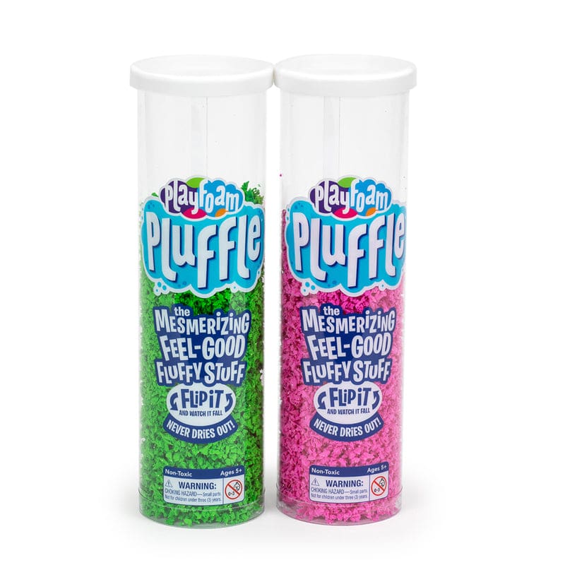 Playfoam Pluffle 2 Pk Pink & Green (Pack of 2) - Foam - Learning Resources
