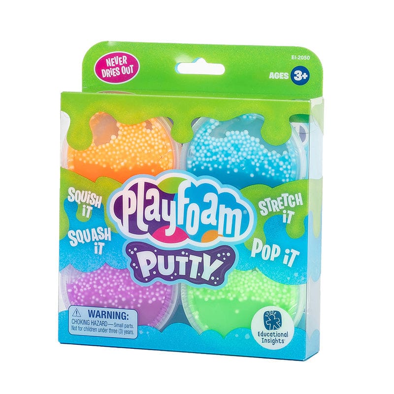 Playfoam Putty Pack Of 4 (Pack of 2) - Foam - Learning Resources