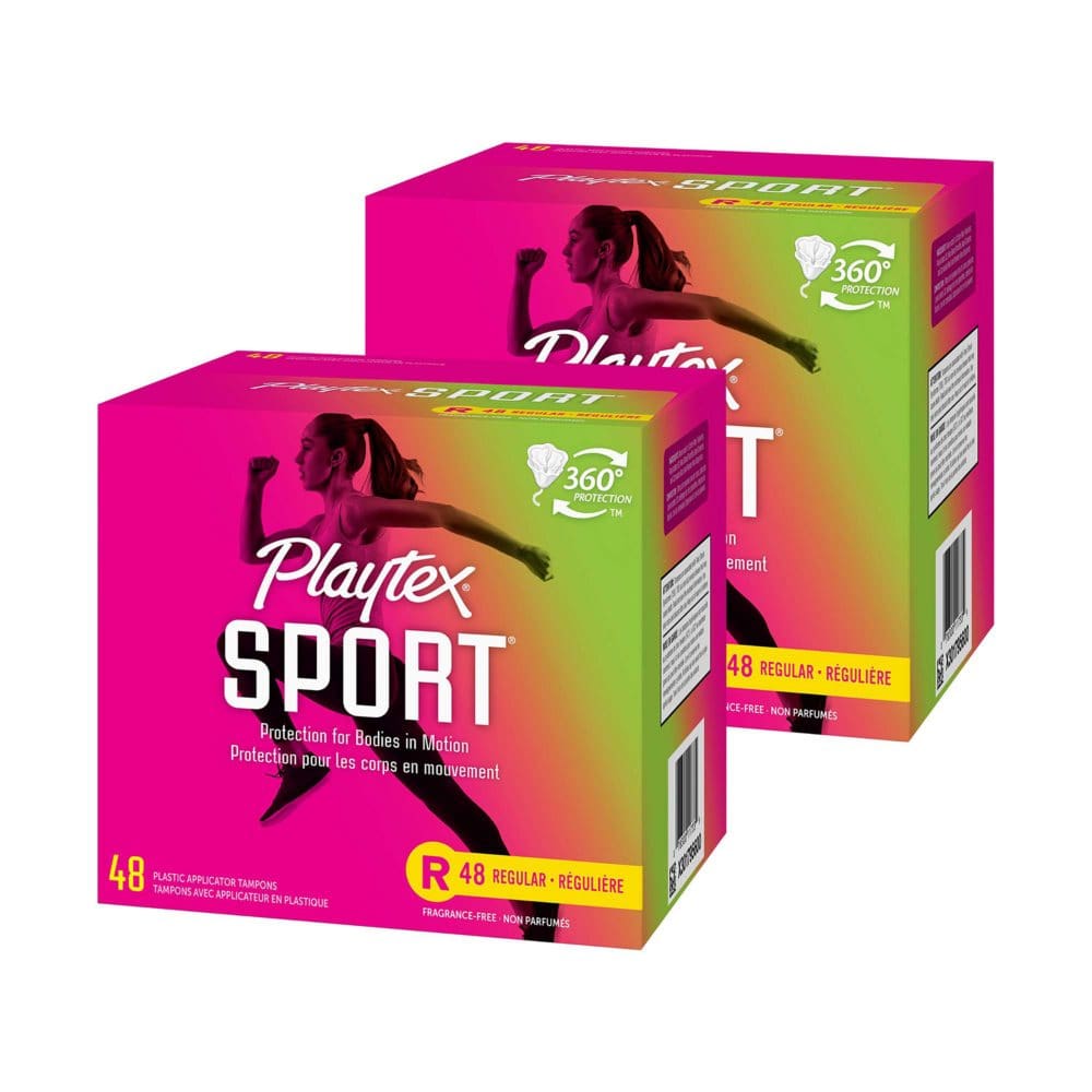 Playtex Sport Tampons Unscented - Regular (96 ct.) - Feminine Care - Playtex Sport