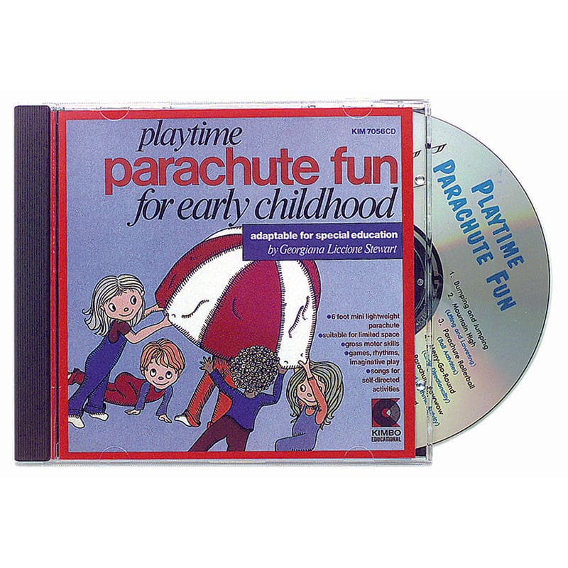 Playtime Parachute Fun Cd Ages 3-8 (Pack of 2) - CDs - Kimbo Educational