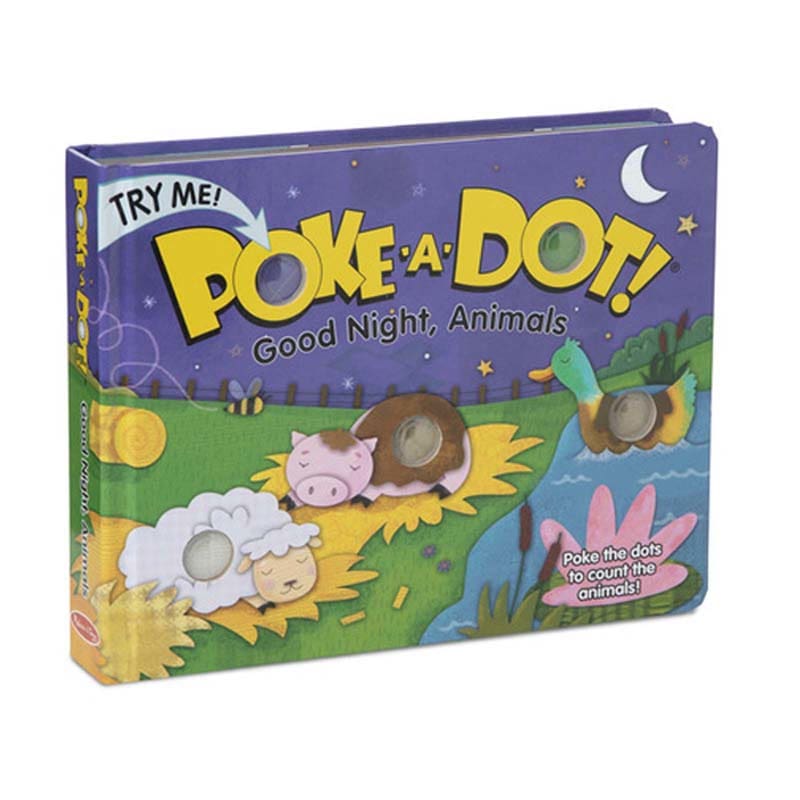 Poke A Dot Good Night Animals (Pack of 2) - Classroom Favorites - Melissa & Doug
