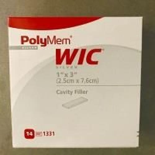 Polymem Polymem Silver 3 X 1 Wic Bx14 Box of 14 - Wound Care >> Advanced Wound Care >> Silver Dressings - Polymem