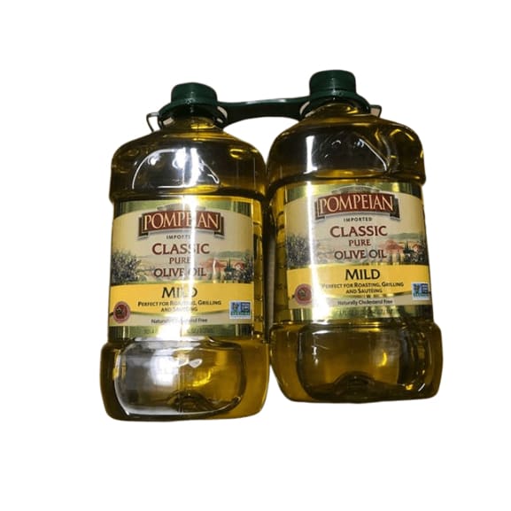 Pompeian Classic Pure Imported Olive Oil, 3 L., 2-Pk - ShelHealth.Com