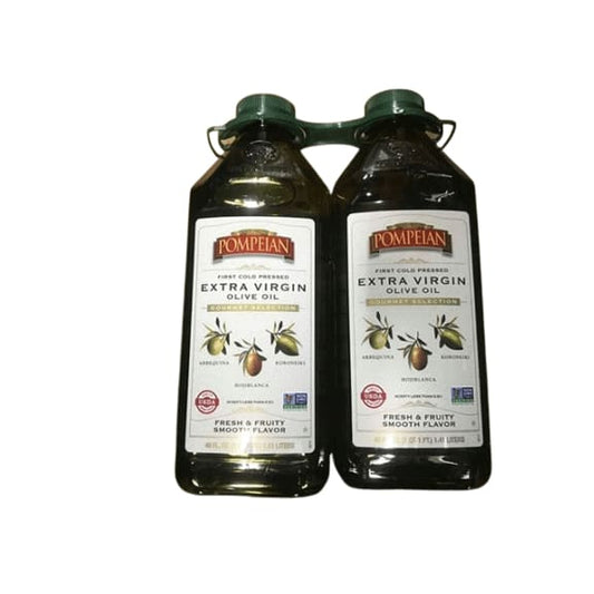 Pompeian Extra Virgin Olive Oil, 96 Ounces - ShelHealth.Com