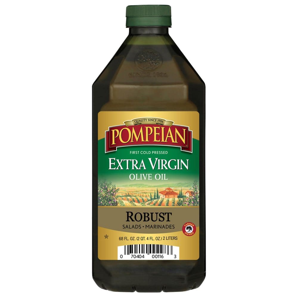 Pompeian Robust Extra Virgin Olive Oil (2 L) - Condiments Oils & Sauces - Pompeian Robust