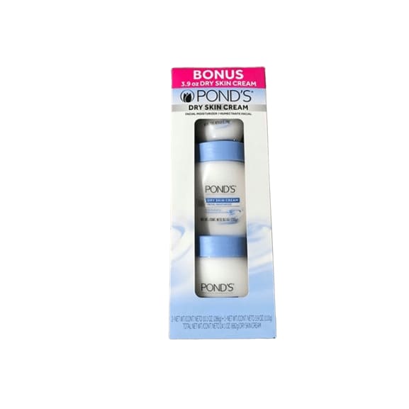 Pond's Dry Skin Cream, 2 pk./10.1 oz. with Bonus Travel Size, 3.9 oz. - ShelHealth.Com