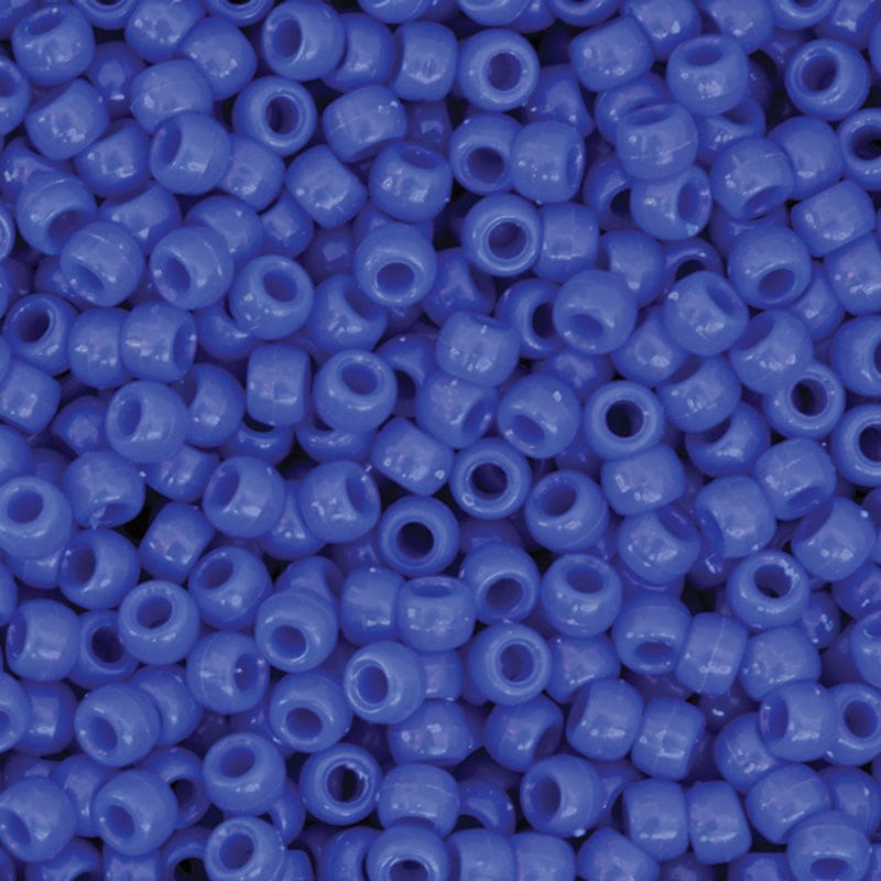 Pony Beads Blue 1000 Pieces (Pack of 6) - Beads - Dixon Ticonderoga Co - Pacon