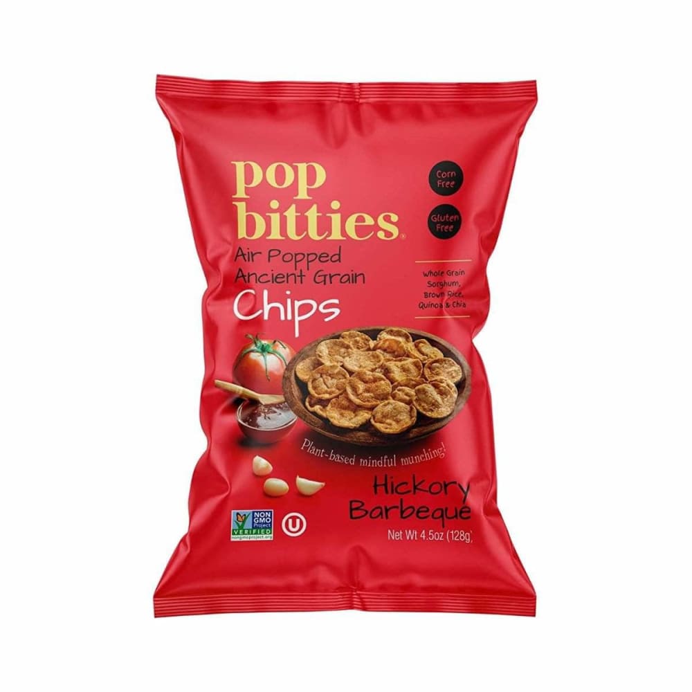 POP BITTIES Pop Bitties Chips Hickory Bbq, 4.5 Oz