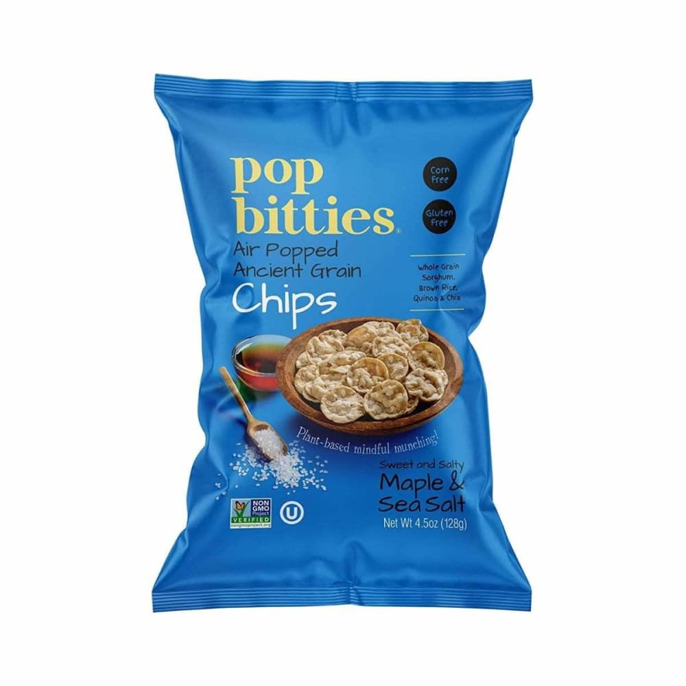 POP BITTIES Pop Bitties Chips Maple Sea Salt, 4.5 Oz