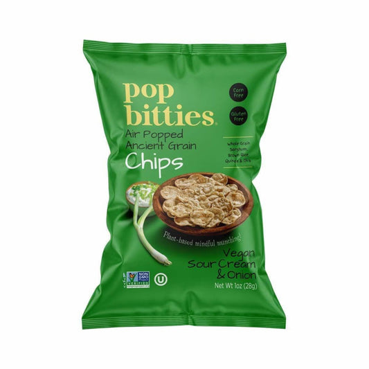POP BITTIES Pop Bitties Chips Sour Cream Onion, 1 Oz