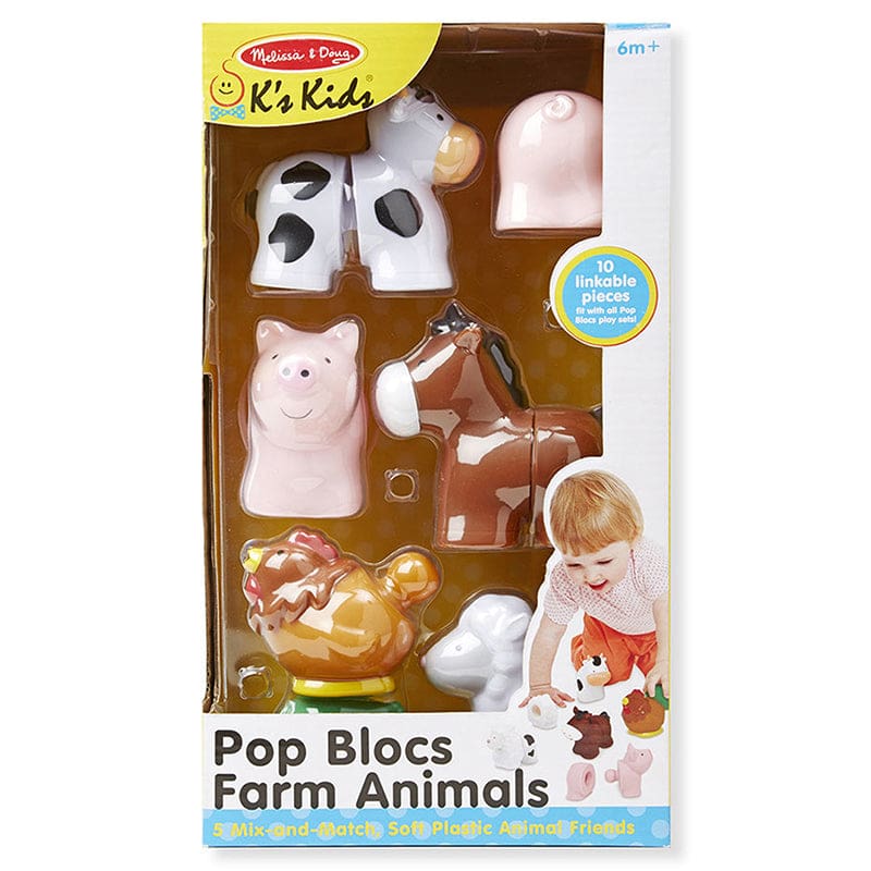 Pop Blocs Farm Animals - Animals - Melissa & Doug