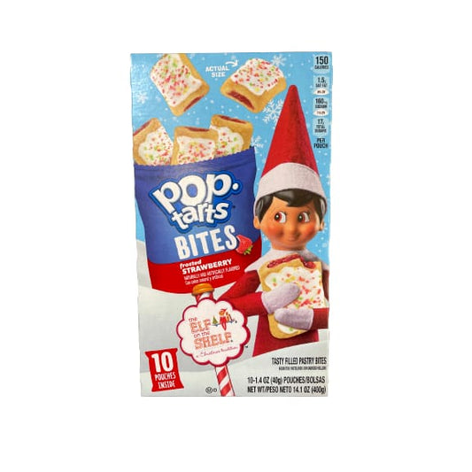 Pop-Tarts Baked Pastry Bites Frosted Strawberry 10 Ct 14.1 Oz Box - Pop-Tarts