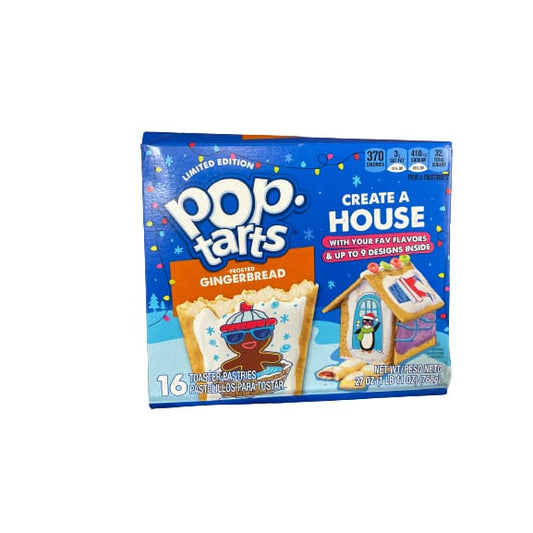 Pop-Tarts Toaster Pastries Breakfast Foods Limited Edition Frosted Gingerbread 27 Oz Box - Pop-Tarts