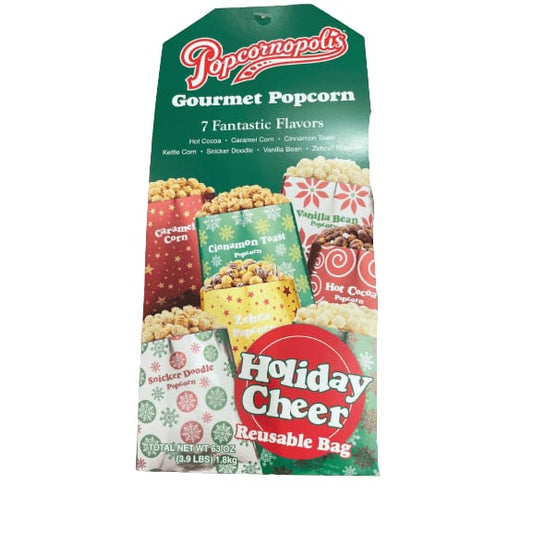 Popcornopolis Popcornopolis Holiday Cheer Variety Pack, 63 oz.