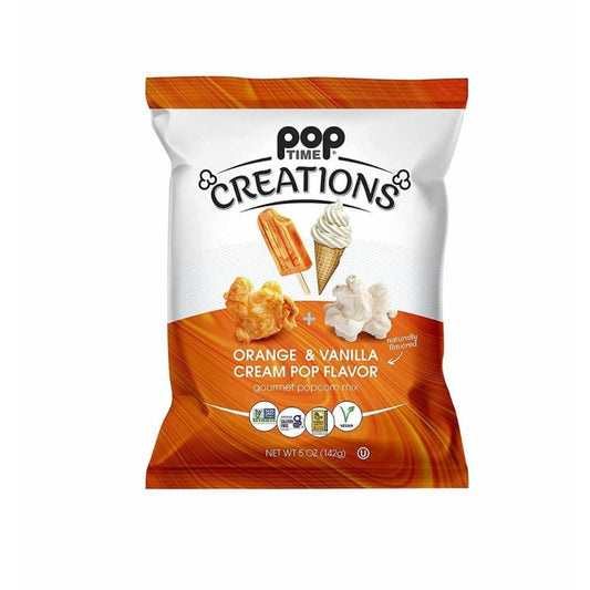 POPTIME CREATIONS Poptime Creations Orange Vanilla Cream Popcorn, 5 Oz