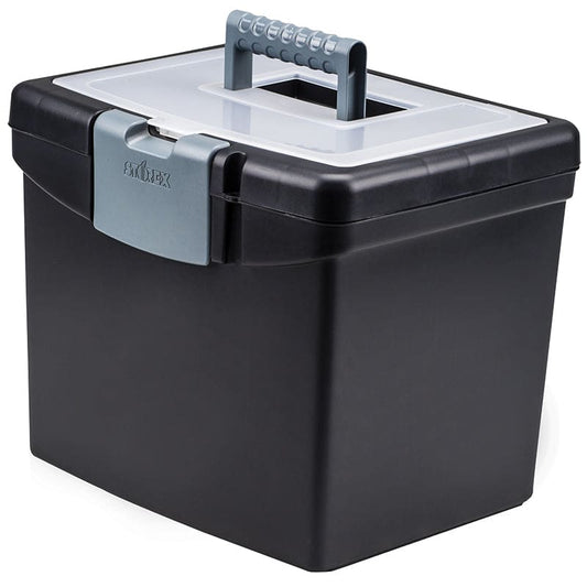 Portable File Box - Storage - Storex Industries
