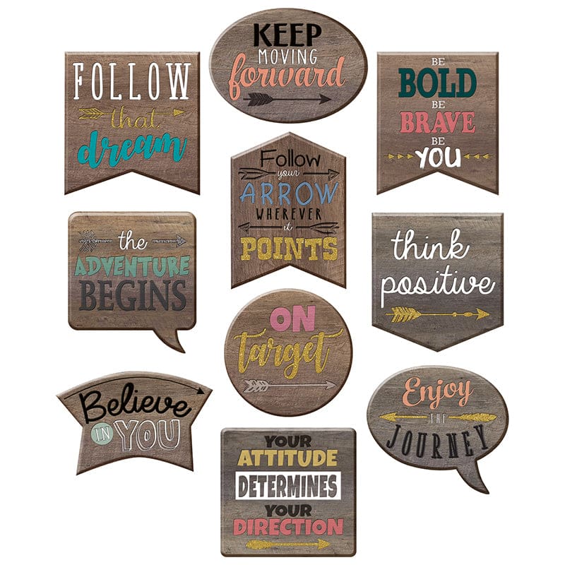 Positive Sayings Accents Home Sweet Classroom (Pack of 8) - Accents - Teacher Created Resources