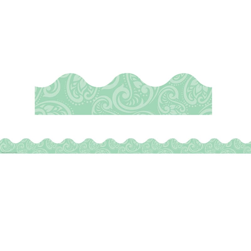Positively Paisley Mint Tonal Trim (Pack of 12) - Border/Trimmer - Eureka