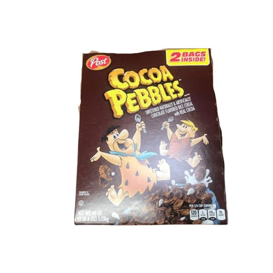 Post Cocoa Pebbles Gluten Free Cereal, 40 Ounce - ShelHealth.Com