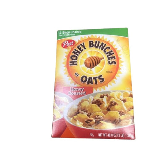 Post Honey Bunches of Oats Crunchy Roasted Cereal, 48 Ounce - ShelHealth.Com