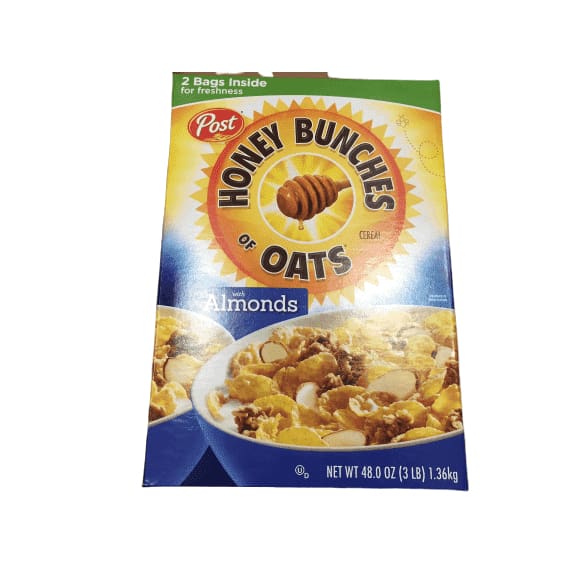 Post Honey Bunches of Oats with Almonds - 48oz - ShelHealth.Com