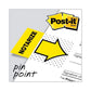Post-it Flags Arrow Message 1 Page Flags notarize, Yellow 50 Flags/dispenser 2 Dispensers/pack - Office - Post-it® Flags